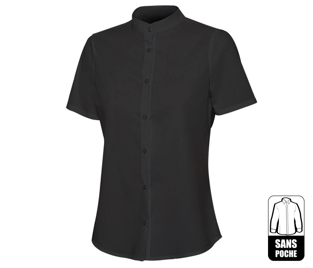 CHEMISETTE FEMME COL MAO