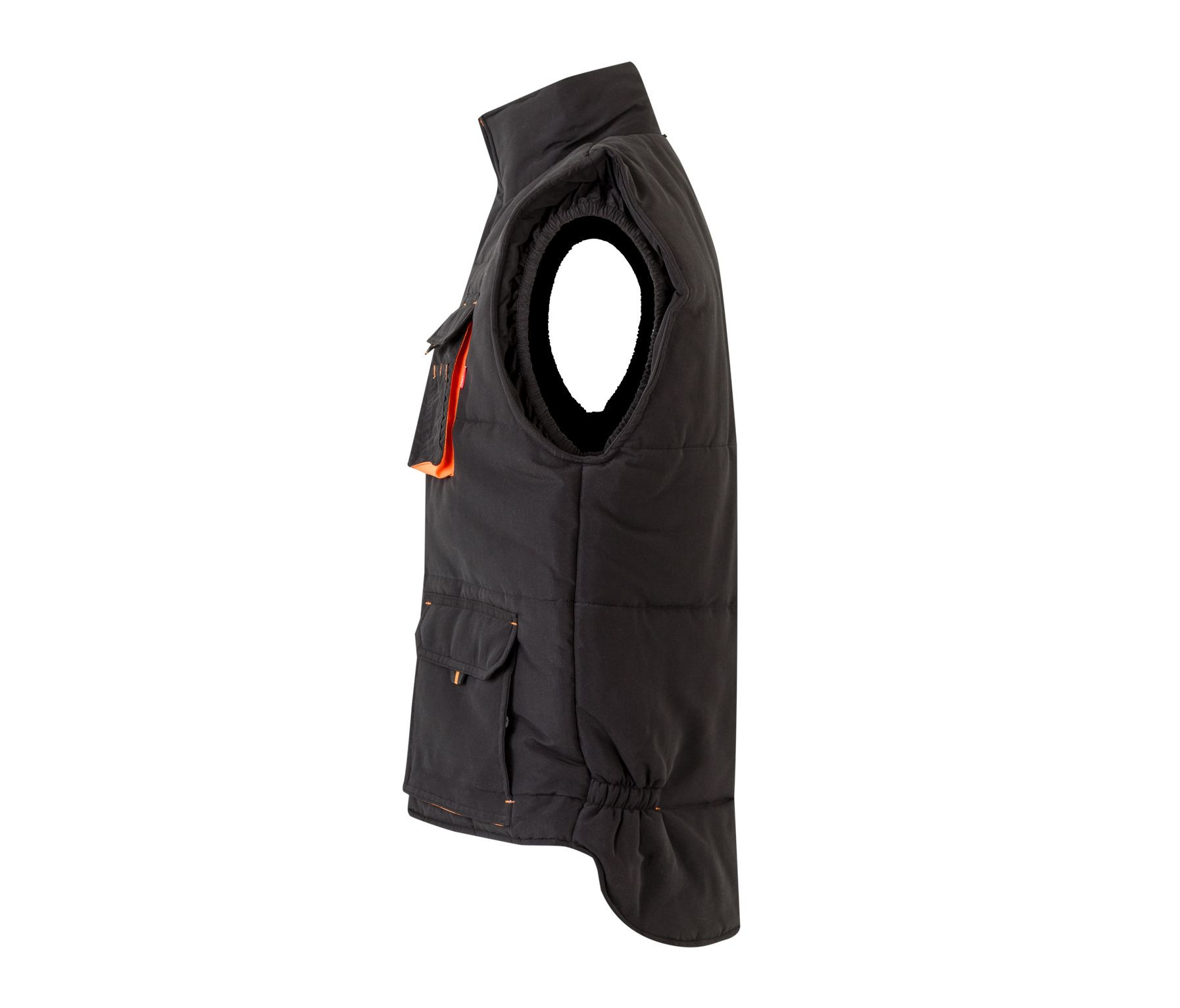 GILET MATELASSÉ BICOLORE MULTIPOCHES