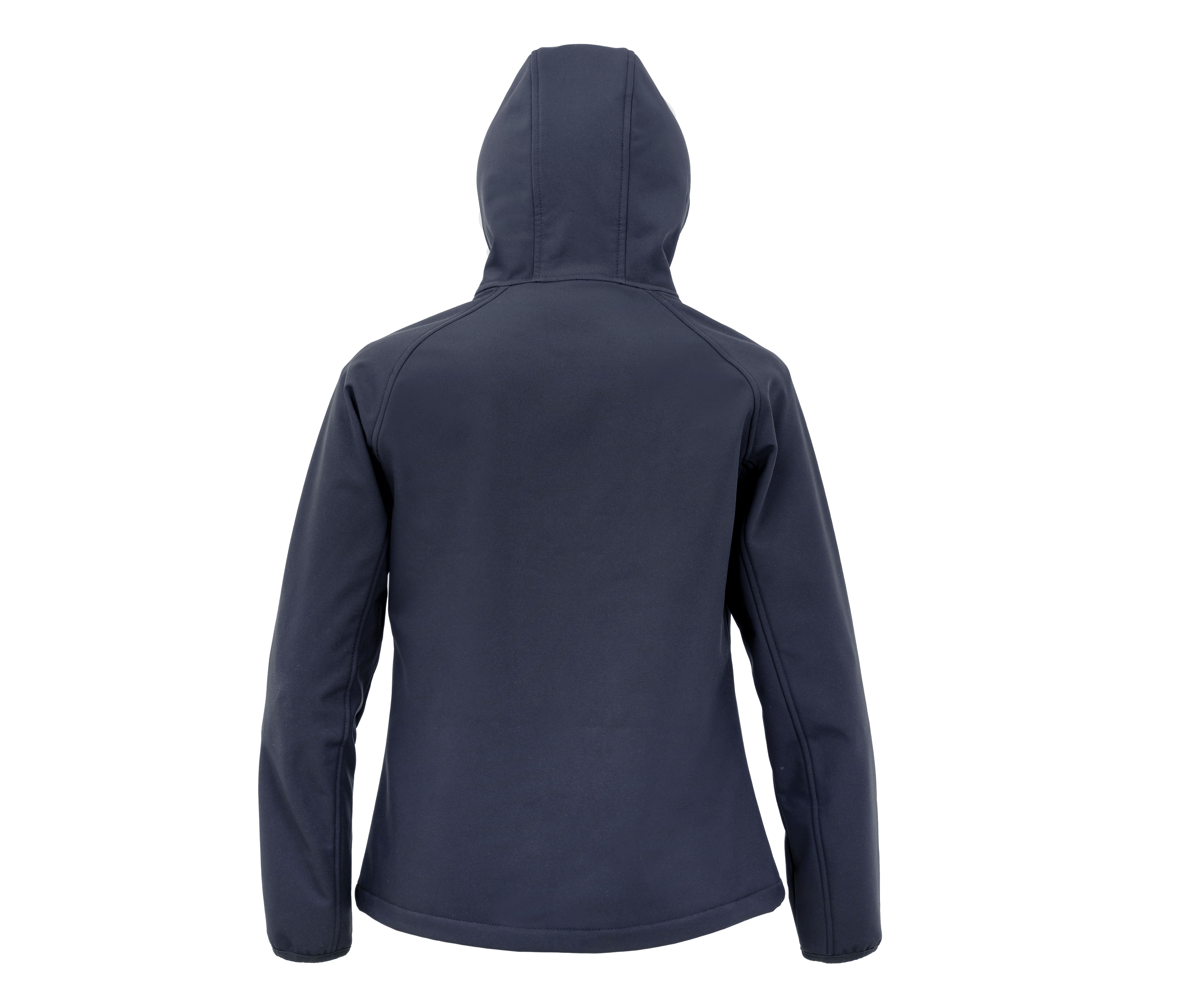 RECYCLED 3-LAYER PRINTABLE WOMENS HOODED SOFTSHELL