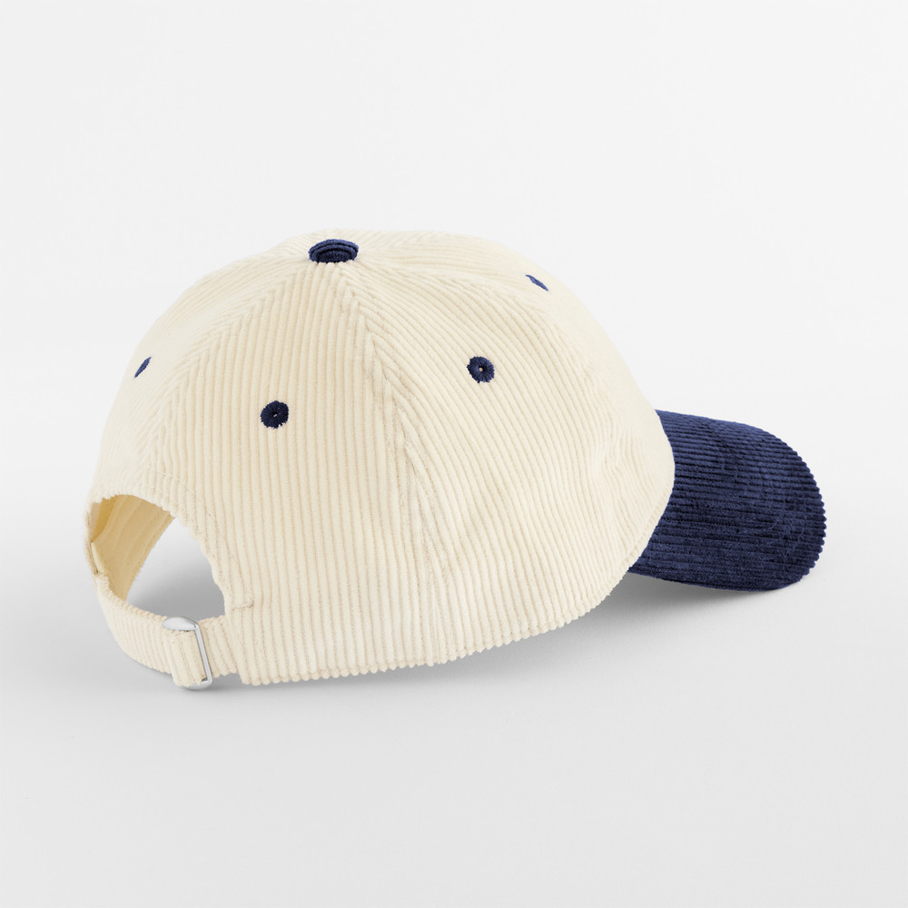 CONTRAST PEAK CORDUROY CAP