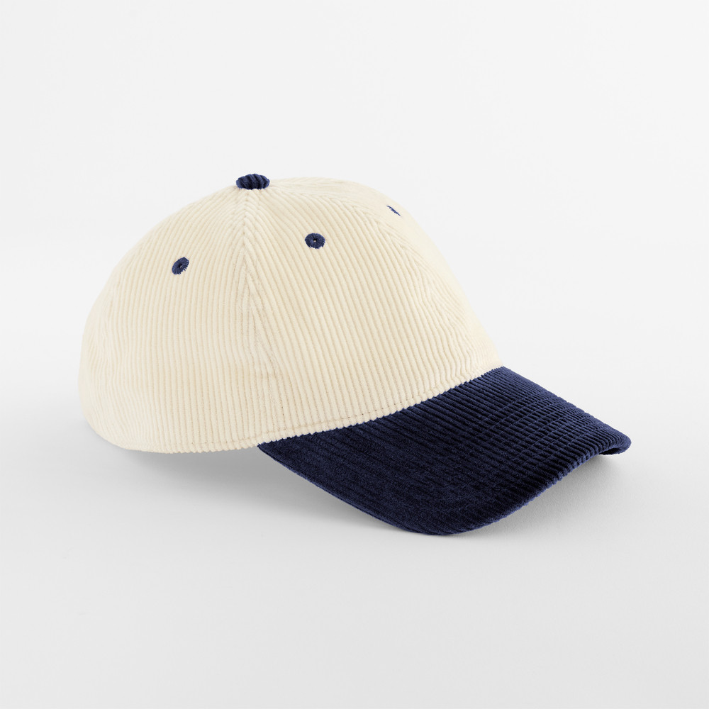 CONTRAST PEAK CORDUROY CAP