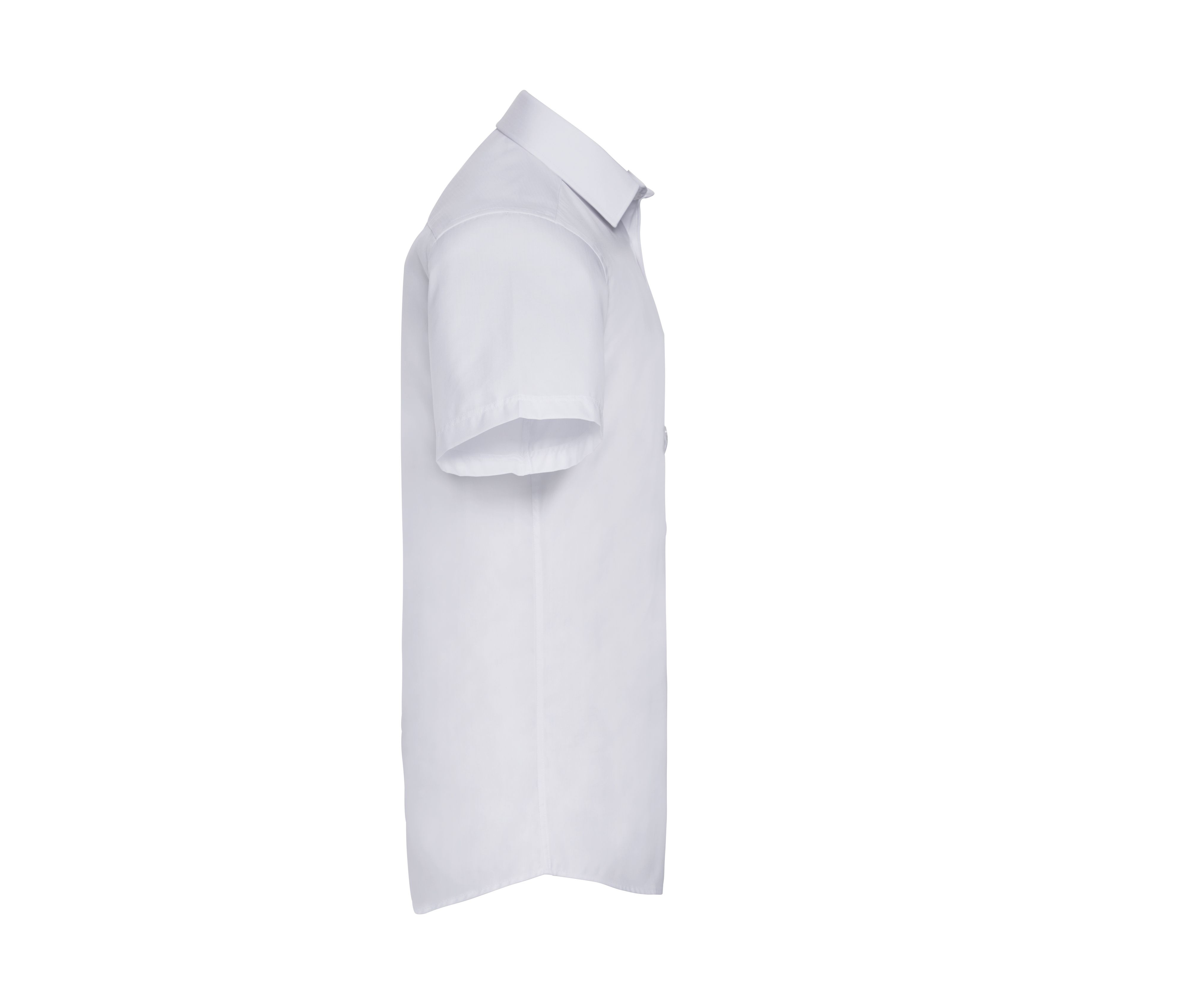 MEN'S SHORT SLEEVE TAILORED HERRINGBONE SHIRT