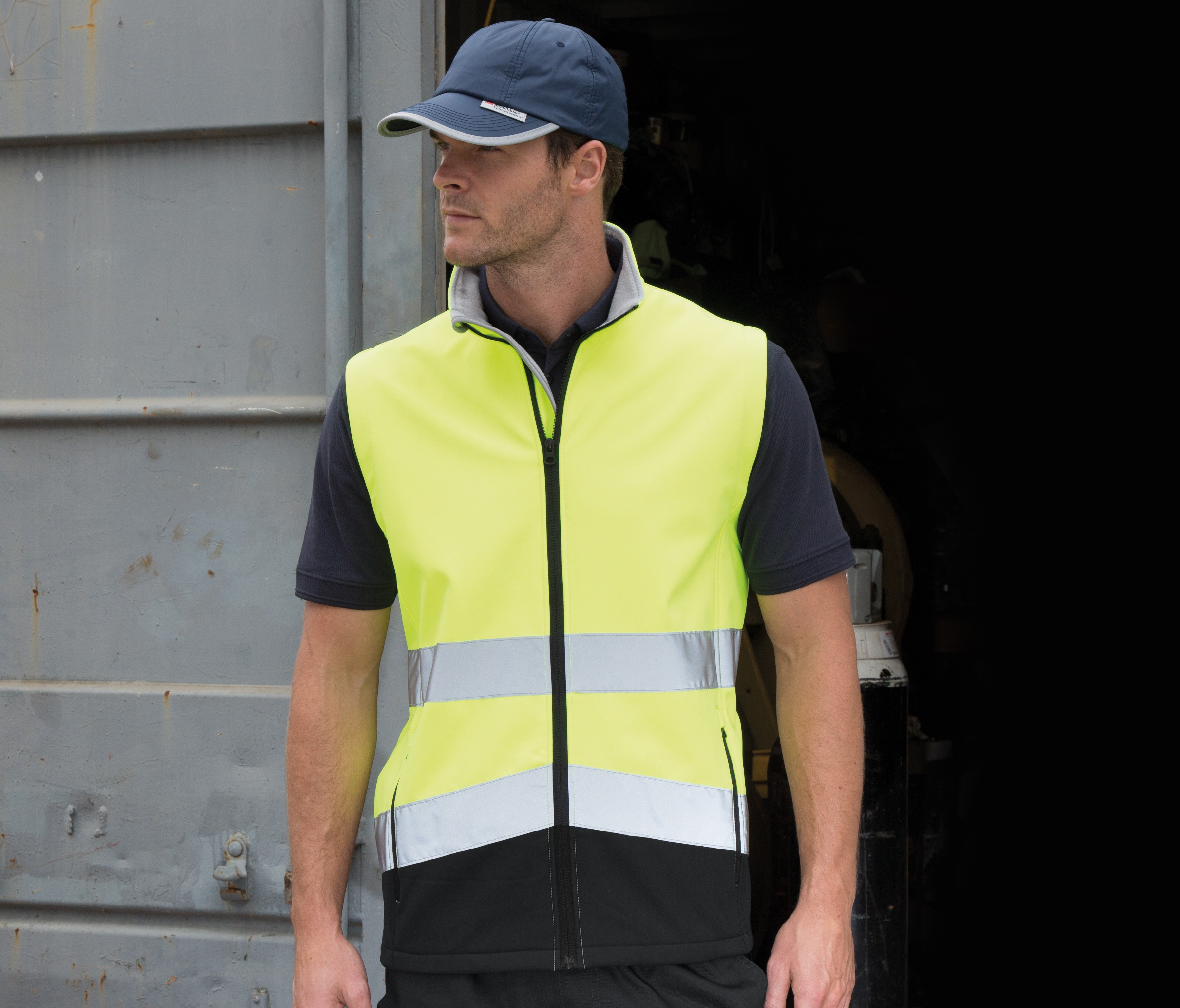 PRINTABLE SAFETY SOFTSHELL GILET