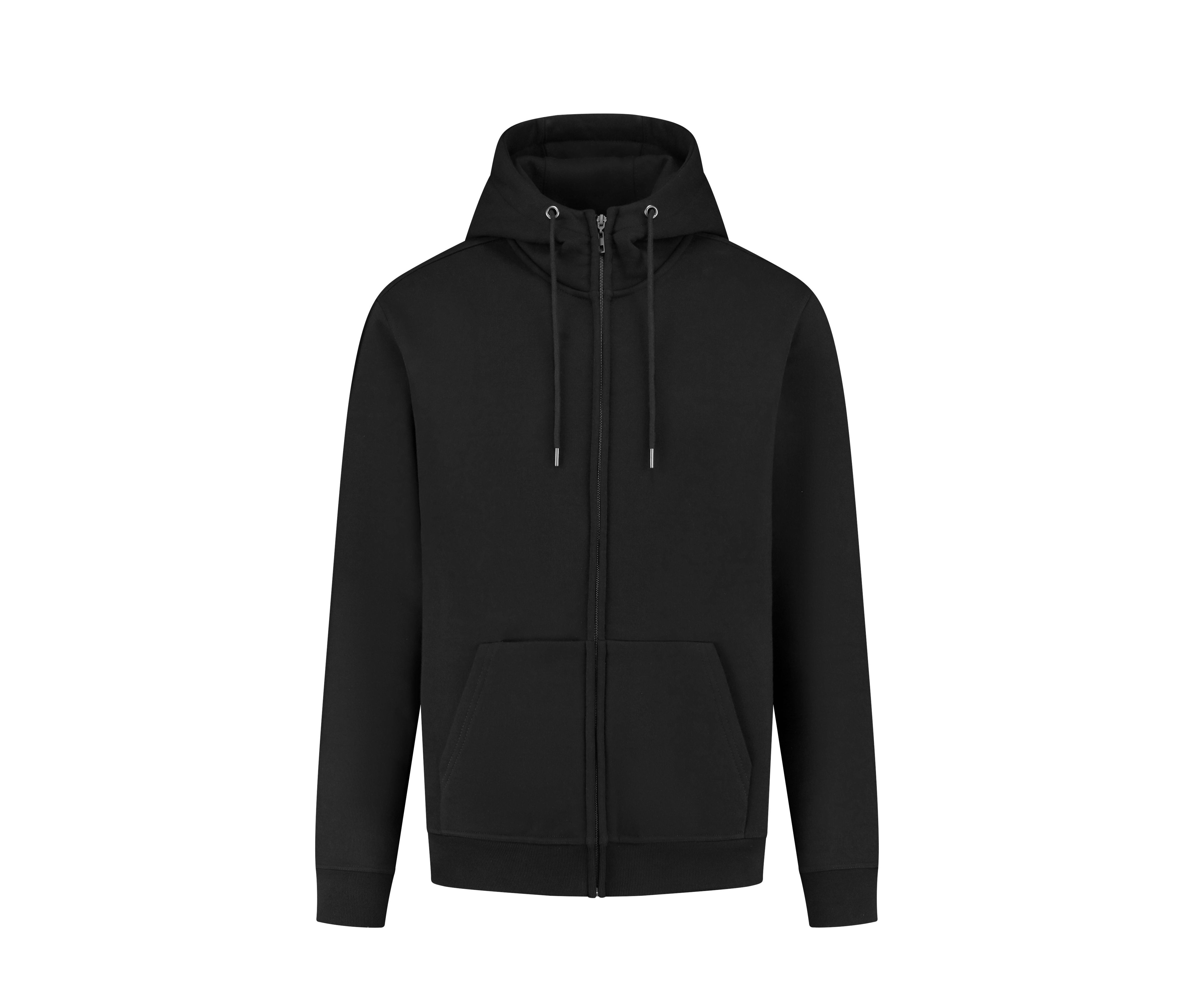 ORGANIC COTTON ZIPPED HOODIE