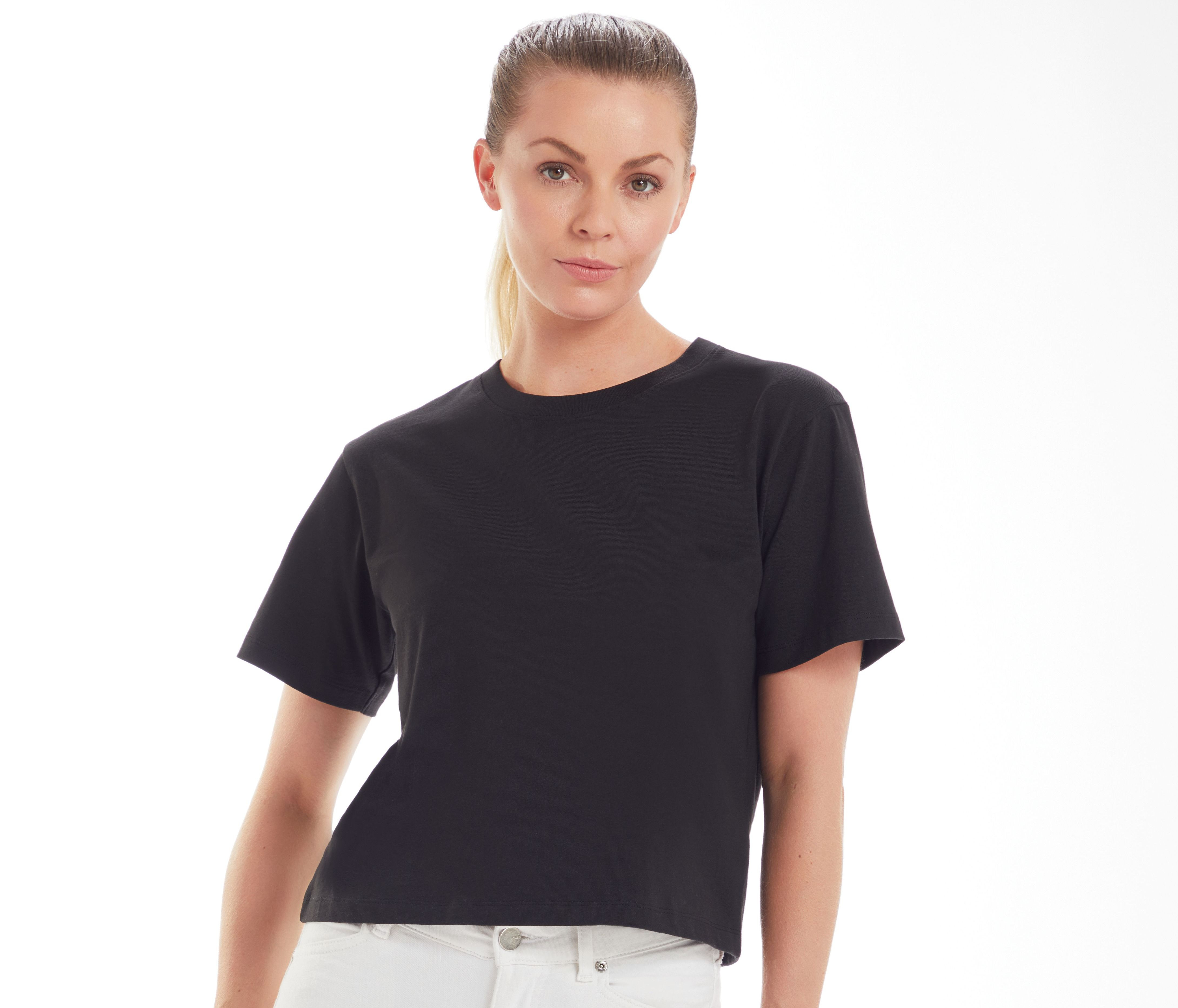 WOMEN'S CROPPED HEAVY T