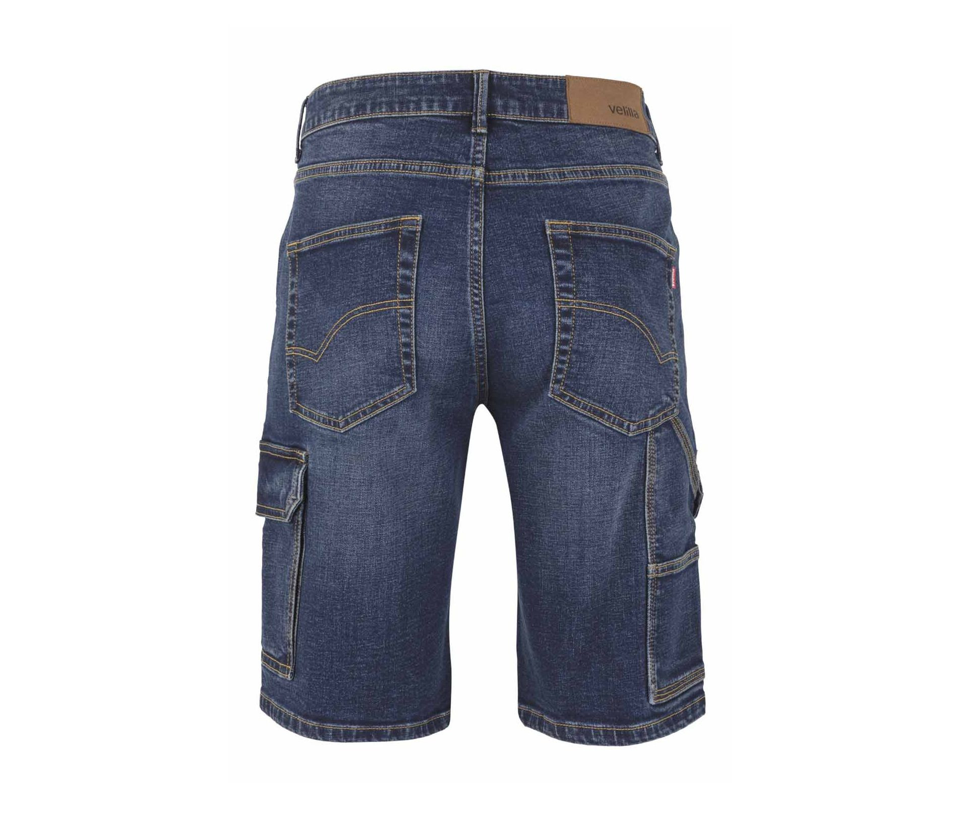 BERMUDA DENIM STRETCH MULTIPOCHES