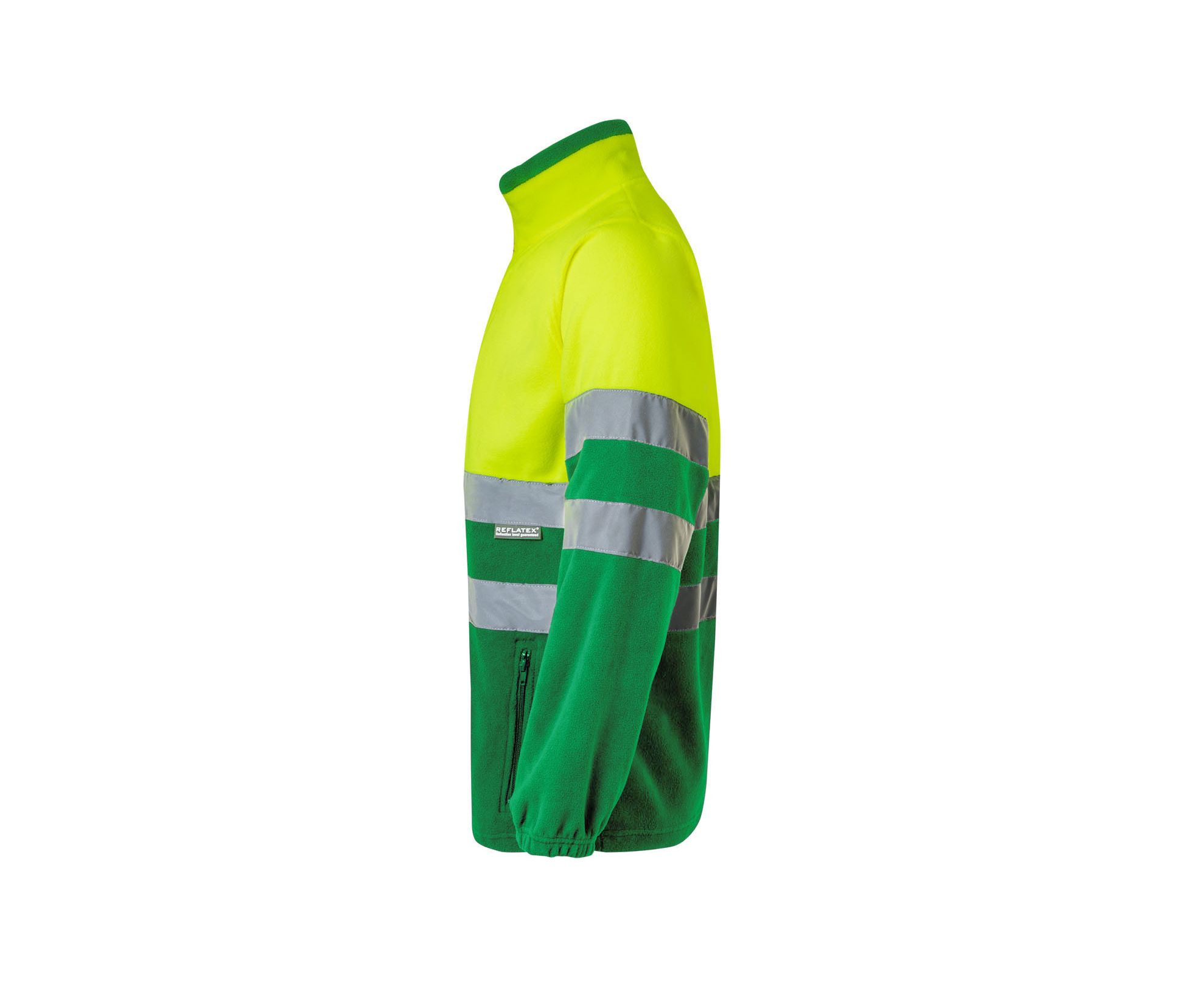 VESTE POLAIRE BICOLORE HAUTE VISIBILITÉ