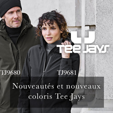 Nouveautés Tee Jays Septembre 2023