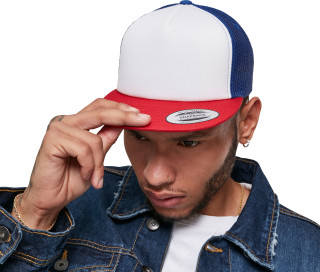 FOAM TRUCKER WITH WHITE FRONT