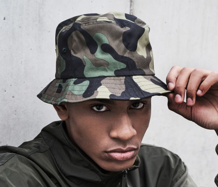 CAMO BUCKET HAT