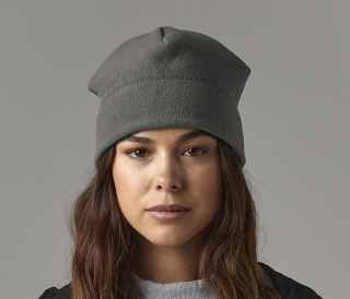 RECYCLED FLEECE PULL-ON BEANIE