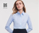 LADIES' LONG SLEEVE TAILORED OXFORD SHIRT