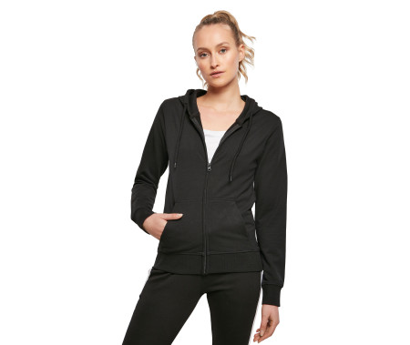 LADIES TERRY ZIP HOODY