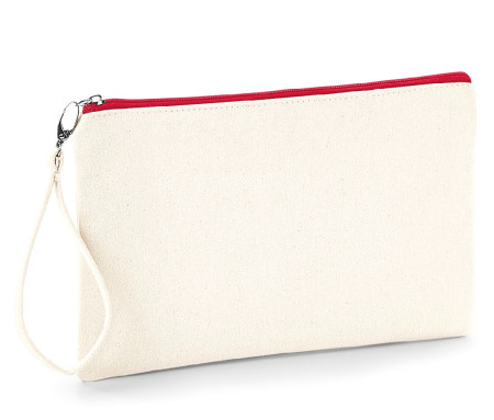CANVAS WRISTLET POUCH
