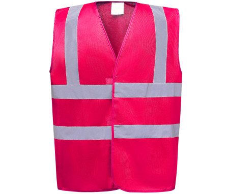 HI-VIS 2-BAND AND BRACES WAISTCOAT