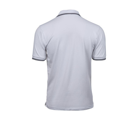 LUXURY STRIPE STRETCH POLO