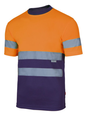 TWO-TONE HIGH VISIBILITY TECHNICAL T-SHIRT