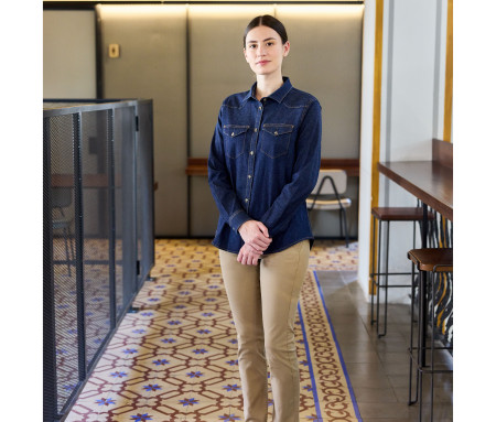 PANTALON CHINO STRETCH FEMME