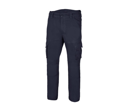 PANTALON MULTIPOCHES EN COTON STRETCH