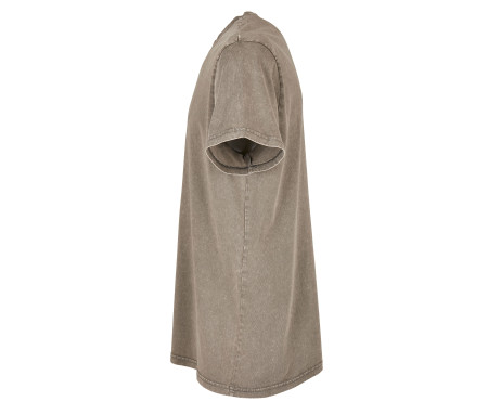 ACID WASHED ROUND NECK TEE