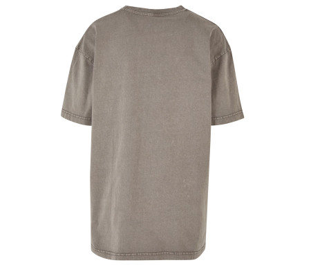LADIES OVERSIZED ACID WASH TEE