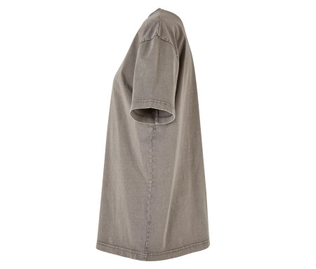 LADIES OVERSIZED ACID WASH TEE