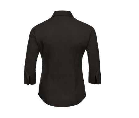 LADIES' 3/4 SLEEVE FITTED STRETCH SHIRT