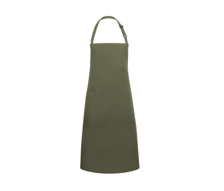 BIB APRON BASIC WITH BUCKLE AND POCKET
