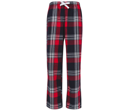 KIDS TARTAN LOUNGE TROUSERS