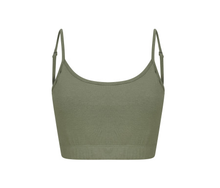 WOMEN'S SUSTAINABLE FASHION CROPPED TOP