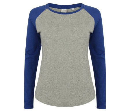 LADIES L/S BASEBALL T