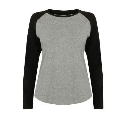 LADIES L/S BASEBALL T