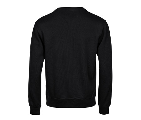 RIBBED INTERLOCK CREW NECK