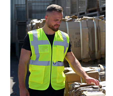 MESH MULTIFUNCTIONAL SAFETY VEST "LARISA"
