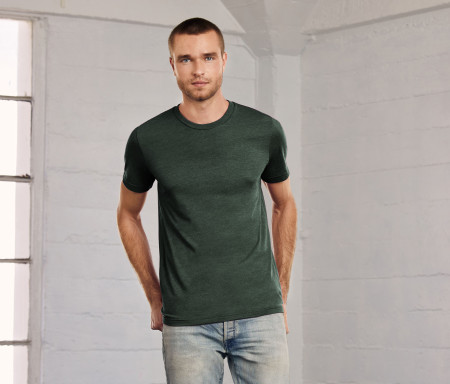 UNISEX HEATHER CVC SHORT SLEEVE TEE