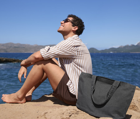 GARMENT DYED SHOPPER