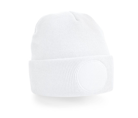 CIRCULAR PATCH BEANIE