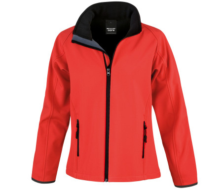 WOMENS PRINTABLE SOFTSHELL JACKET