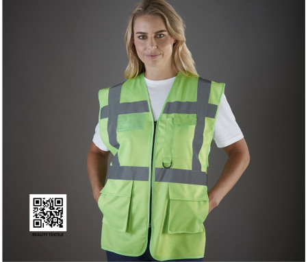 MULTI-FUNCTIONAL EXECUTIVE HI-VIS WAISTCOAT