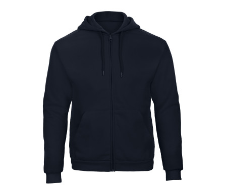 FULL ZIP HOODED SWEATSHIRT ID205 50/50