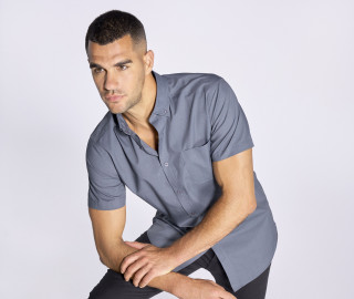 POPLIN SHORT SLEEVE SHIRT