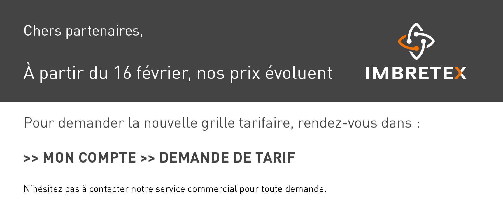 Changement de prix