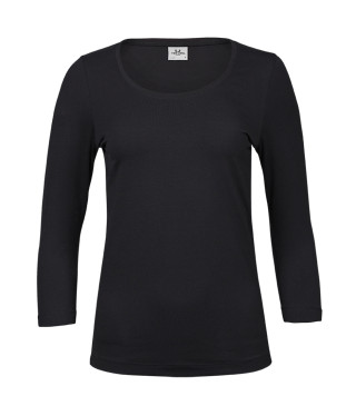 WOMENS STRETCH 3/4 SLEEVE TEE