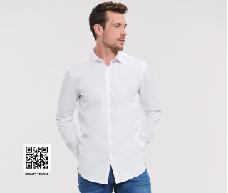 MEN'S LONG SLEEVE FITTED ULTIMATE STRETCH SHIRT