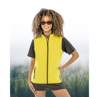WOMENS PRINTABLE SOFTSHELL BODYWARMER