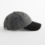 SUEDE PEAK HERRINGBONE CAP