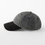 SUEDE PEAK HERRINGBONE CAP