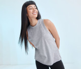 WOMEN’S HIGH NECK SLASH ARMHOLE VEST