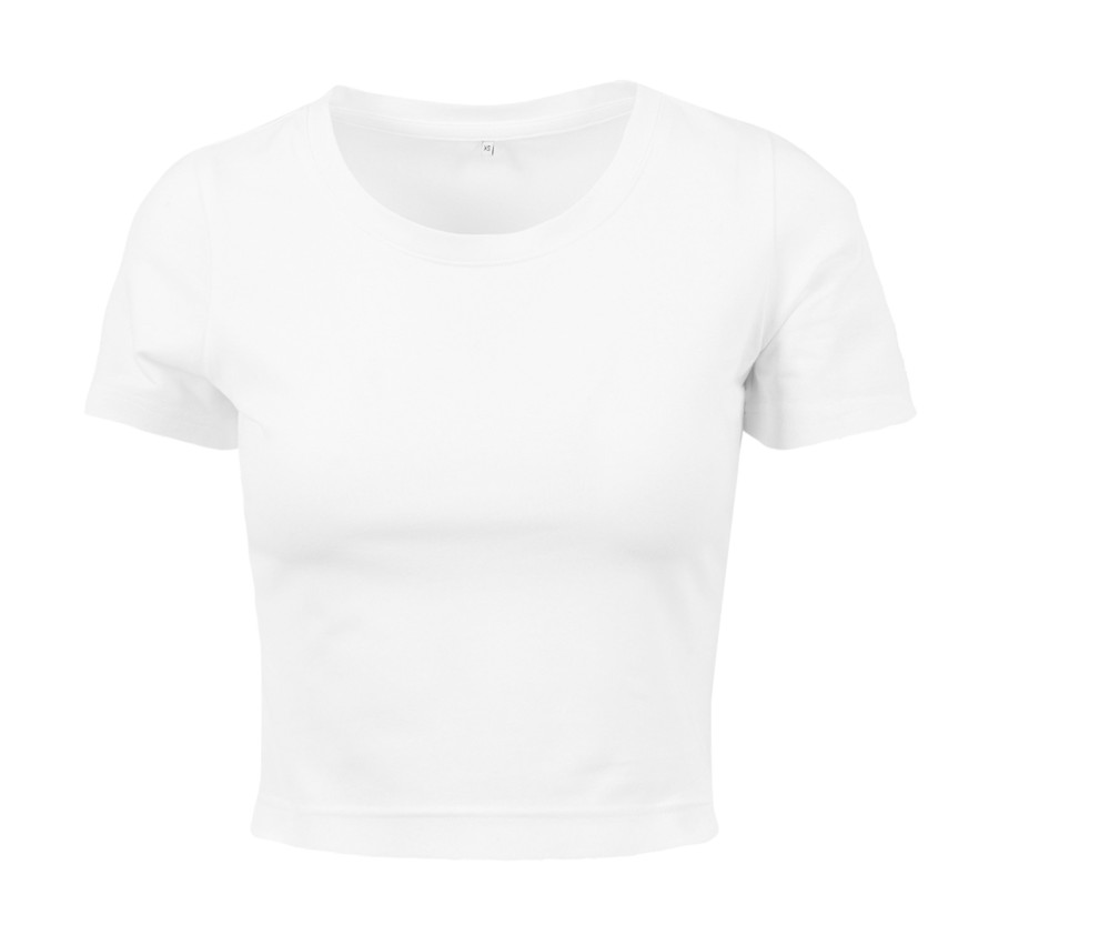 T-shirt femme court (crop) 180 g · Build Your Brand personnalisé