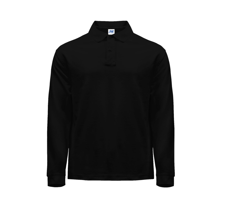 Polo homme manches longues 210 g personnalisé